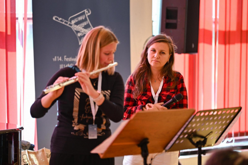 Мастер-класс Ирины Стачинской по игре на флейте