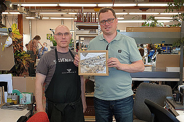 Николай Плотников в стенах компании Powell Flutes, США, 2019