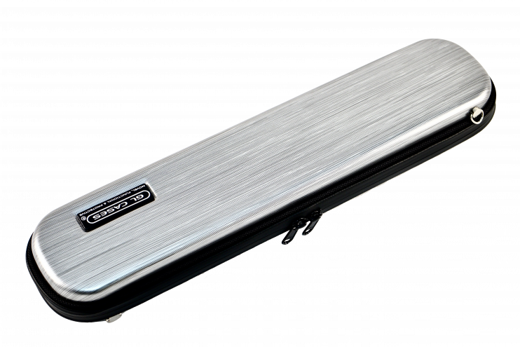 Кейс для флейты - GL Cases - GLE-FL(L18) PC/ Тёмно-серый с шёлковым принтом