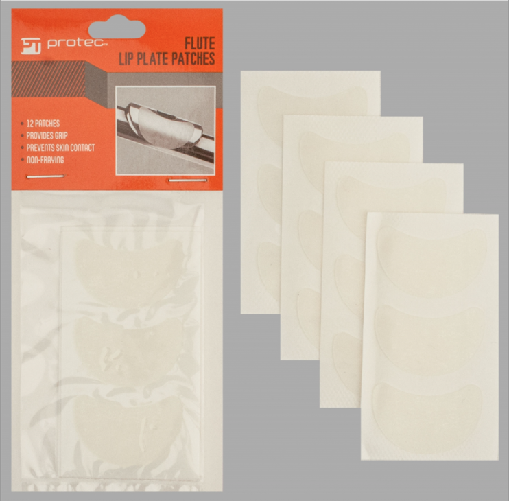 Protec Flute Lip Plate Patch - Наклейка на лабиум (12 штук в упаковке)