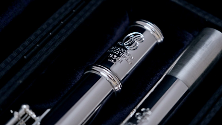 Флейта Brannen Brothers с головкой Lafin 14KR+Adler wings