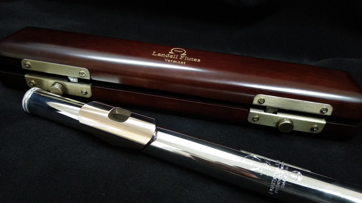 Головка для флейты - Landell Argentium (14K губки)