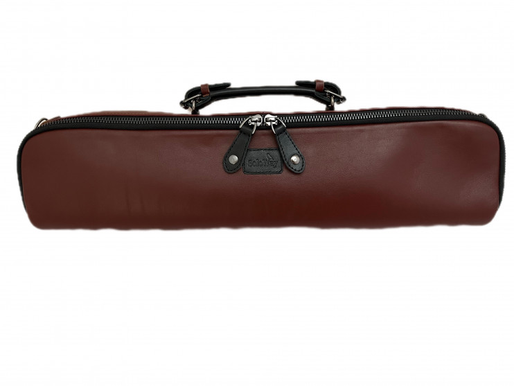 Чехол кожаный для флейты SoloWay (Коричневый) 