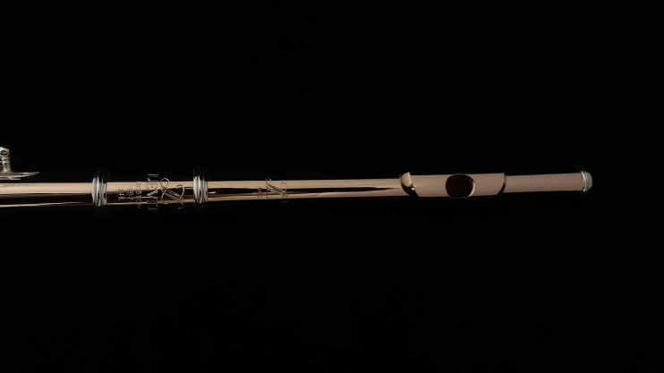 Флейта LEVIT мастеровая, золото 14К, серебряная механика 