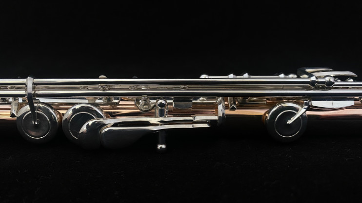 Флейта LEVIT мастеровая, золото 14К, серебряная механика 