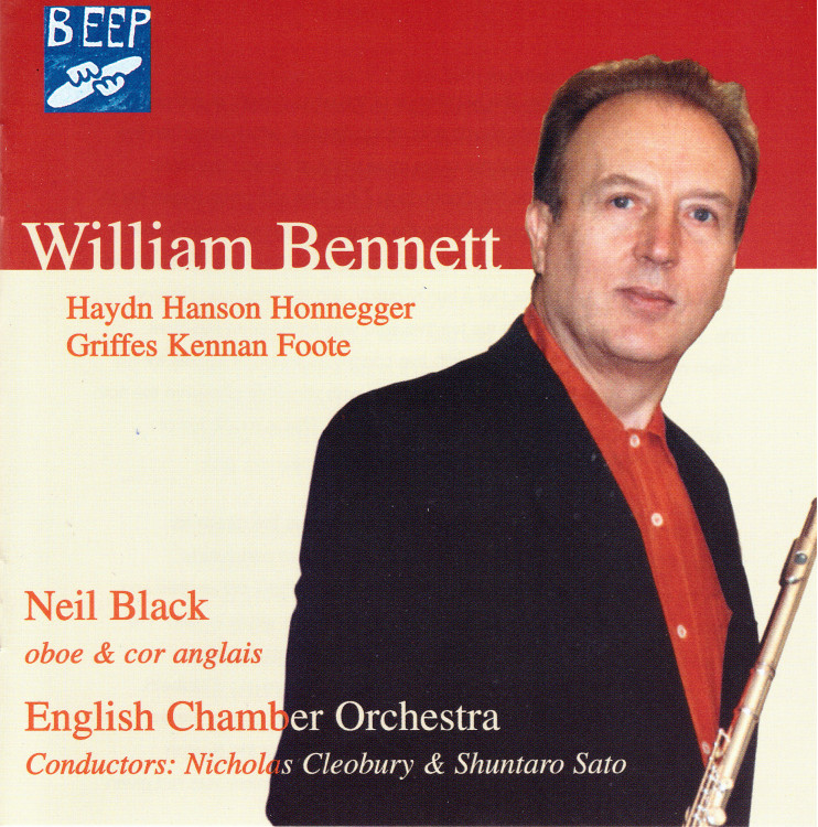William Bennett - Haydn, Hanson, Honnegger, Griffes, Kennan, Foote (Audio CD)
