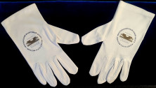 Перчатки ювелирные с фирменным логотипом