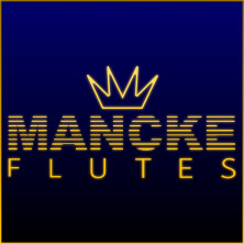 Головка серебряная для флейты Mancke с 18К золотым райзером