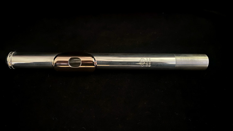 Головка для флейты Di Zhao серебряная, с 9K покрытием губок