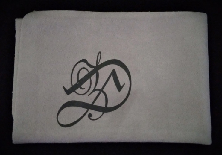 Ткань серая Di Zhao для внешней протирки 29.5X29.5 см.