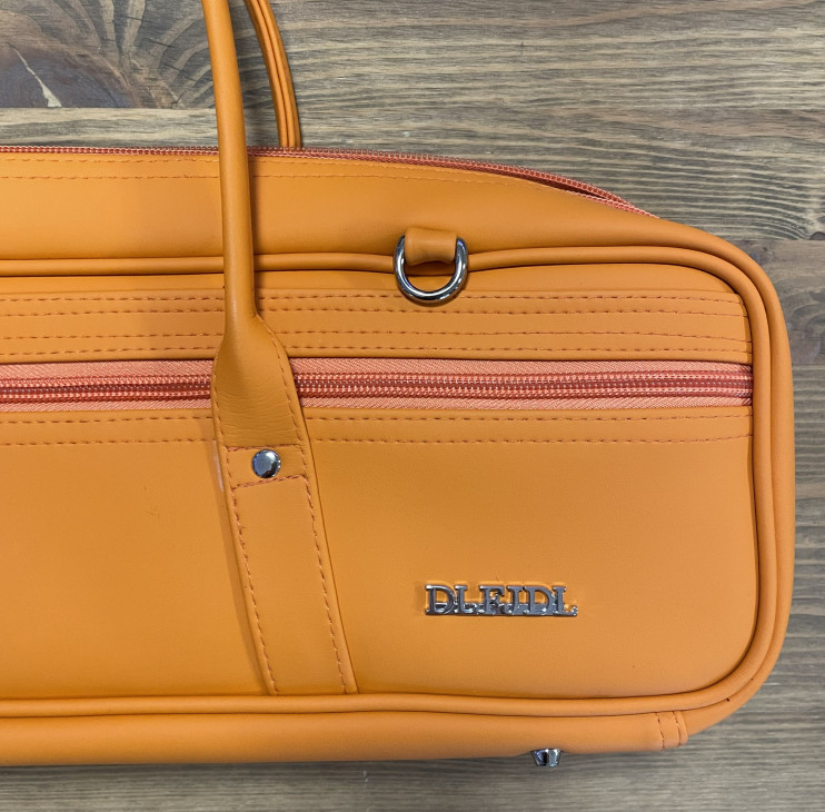 Сумка оранжевая для флейты