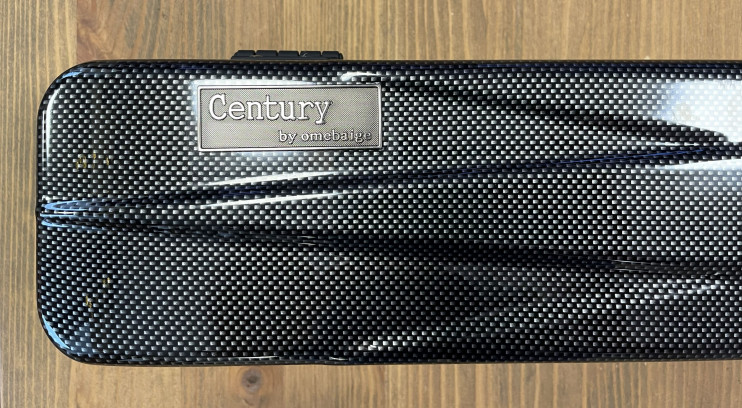 Кейс серый для флейты с коленом си