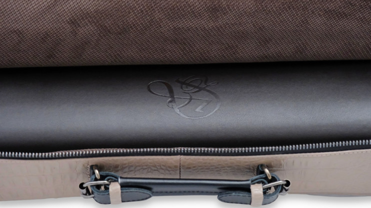 Чехол кожаный для флейты SoloWay (Бежевый)