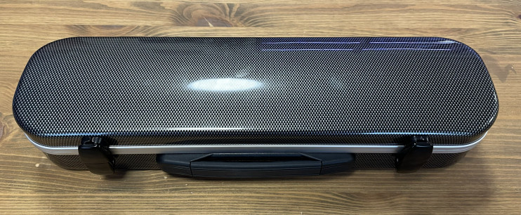 Кейс чёрный для флейты с коленом до